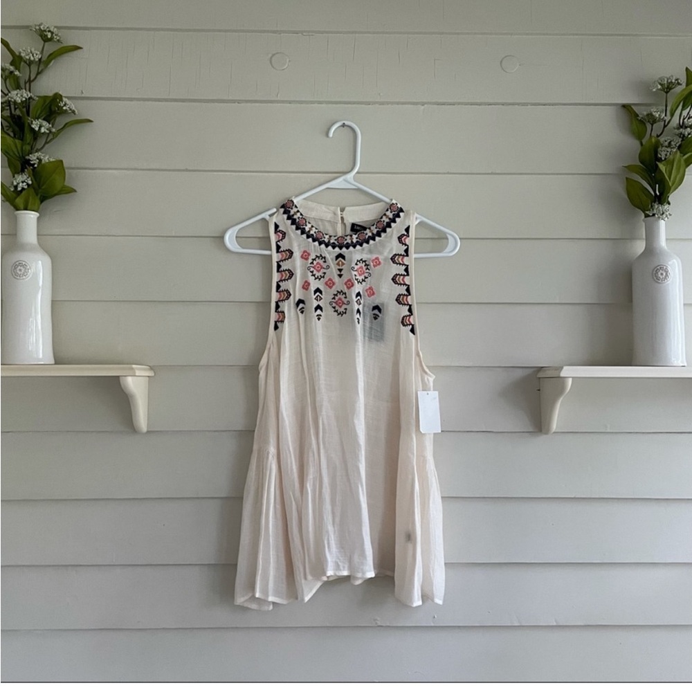 Living Doll Boho Sleeveless Top NWT
